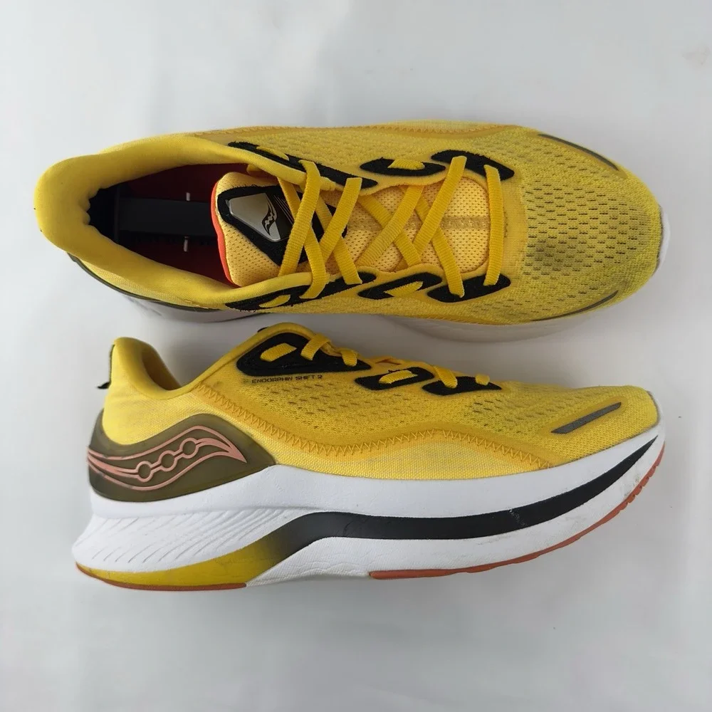 Saucony Women's Axon 2 Running Shoes‎ Yellow Black Size 9.5